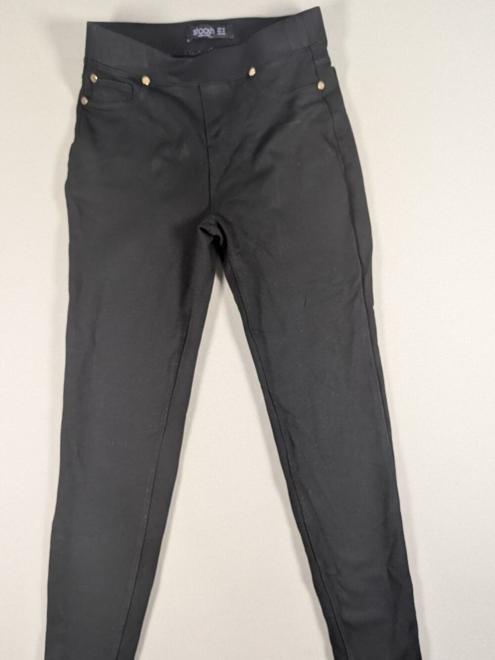 Stoosh Leggings Black w/gold accent Size XS